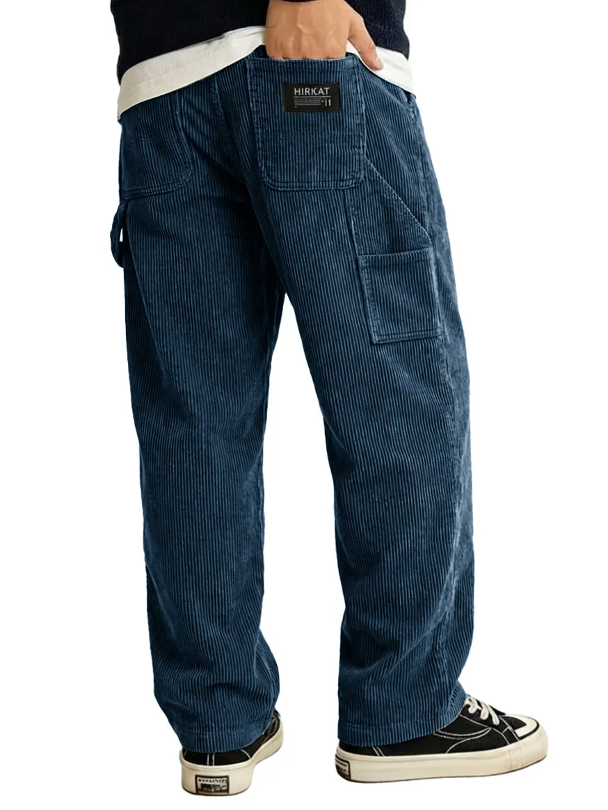 Structured Utility Pocket Relaxed Pants