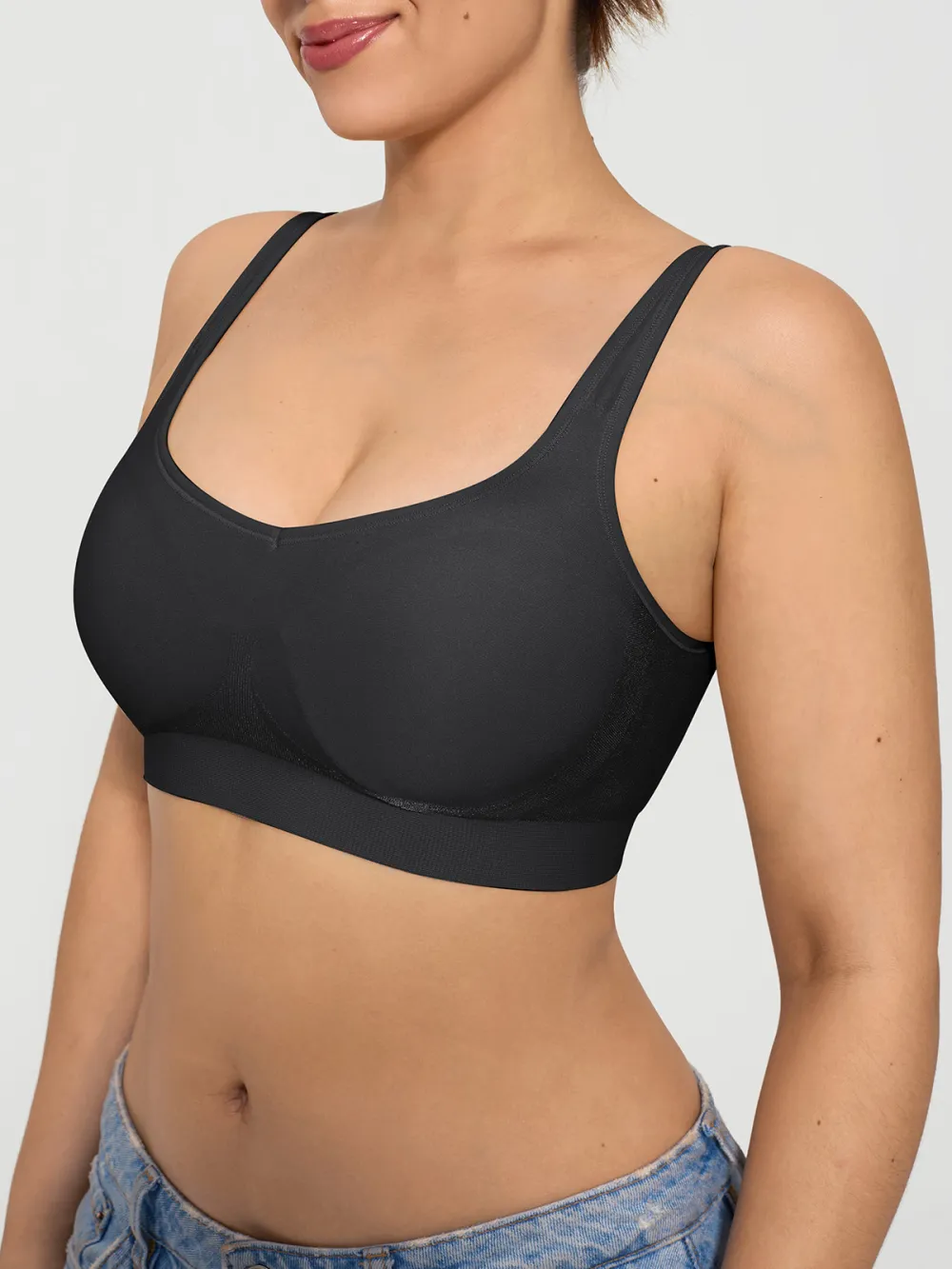 Seamless Comfort Wide Strap Bra