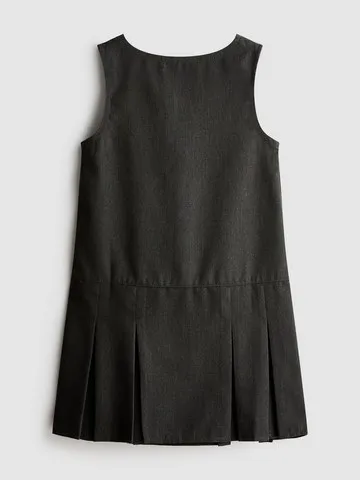 4-7yrs | 2pk Pleated School Pinafore Dresses