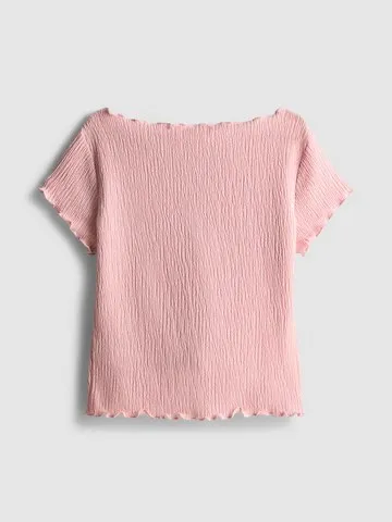 7-15yrs | Crinkle Textured Blouse
