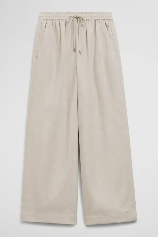 Women's Textured Linen Pants