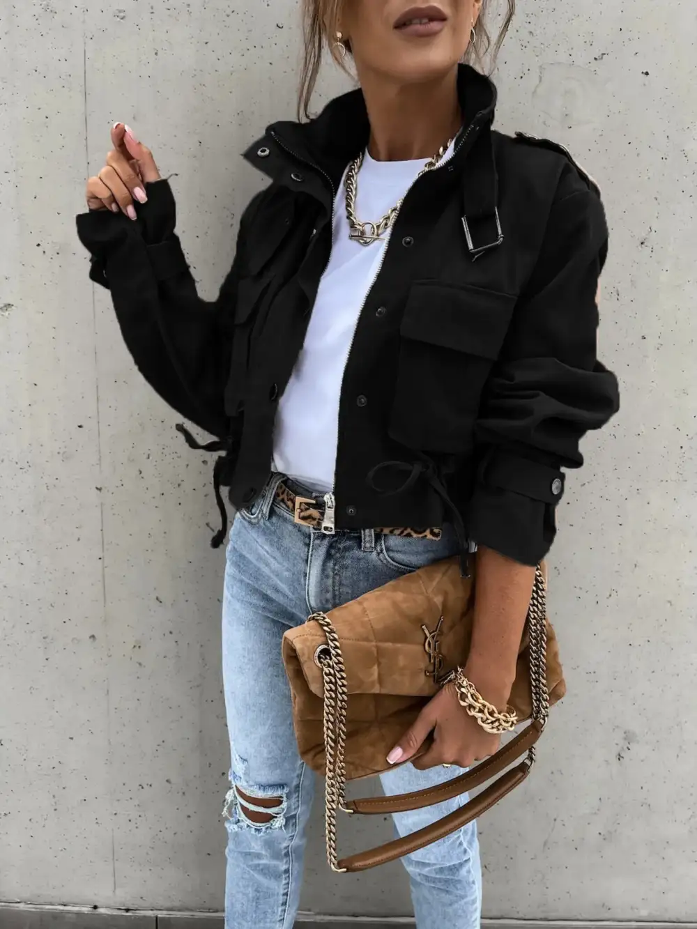 Easygoing Refined Pocketed Jacket