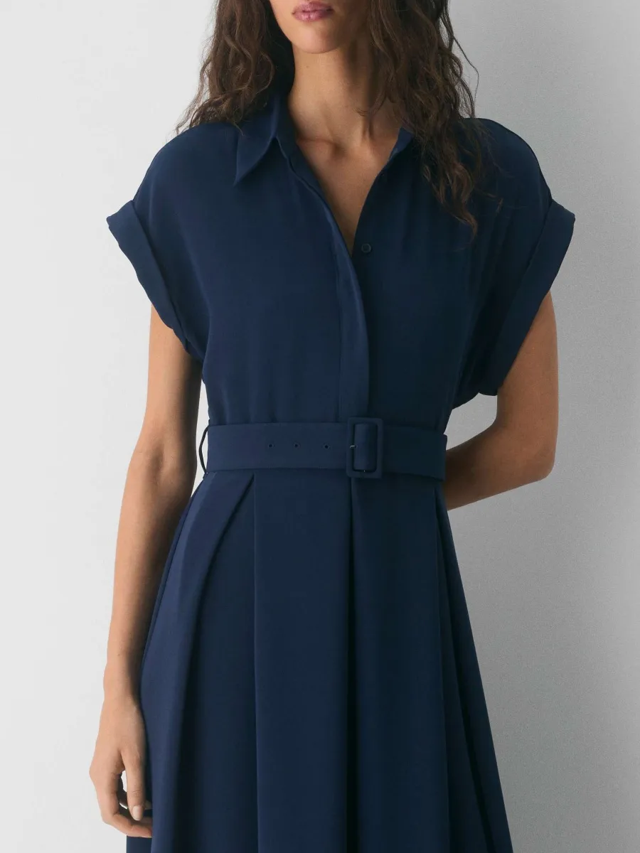 Minimalist Cap Sleeve Dress