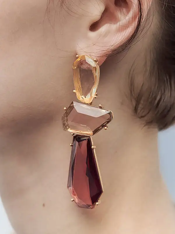 Layered Bohemian Drop Earrings