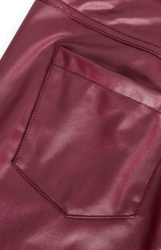 Pu Leather Feet Trousers Pants