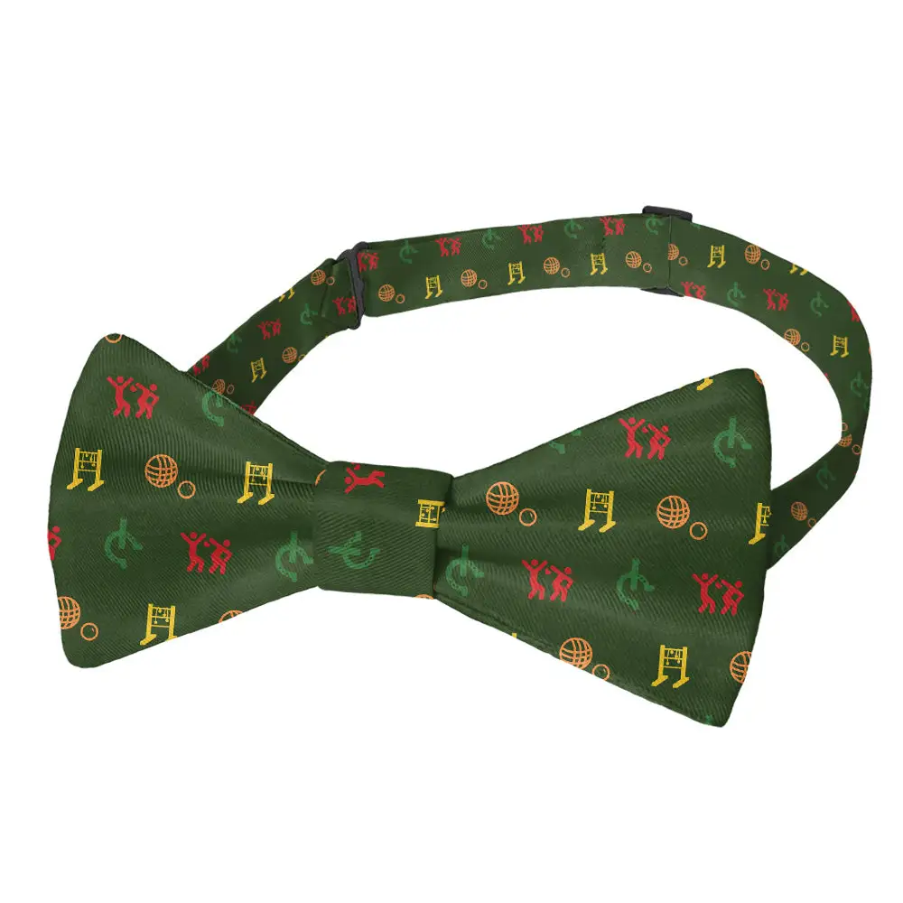 Lawn Games with Friends Pattern Bow Tie
