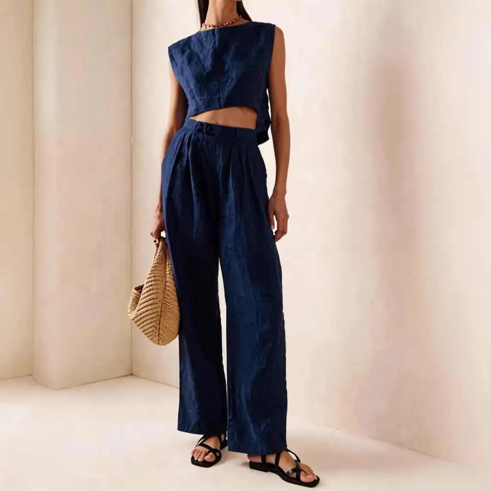 Wide-Leg Women's Matching Set