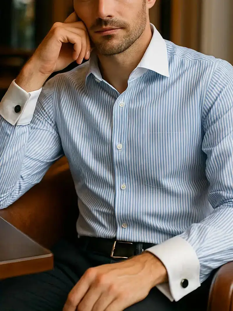 Textured Refined Everyday Casual Shirt