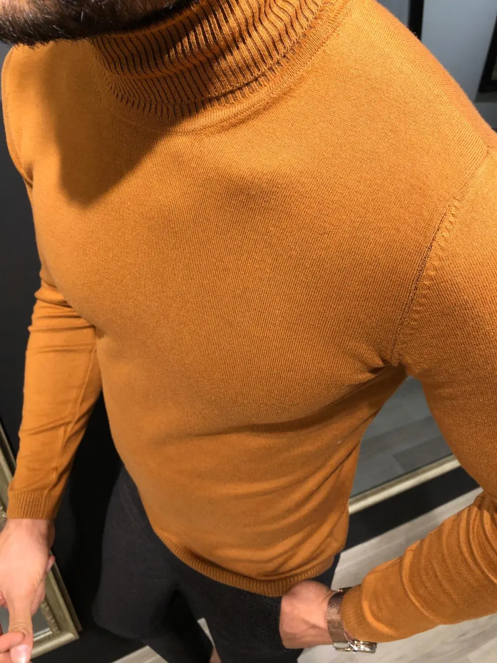 Modern Slim Fit Knit Turtleneck Sweater
