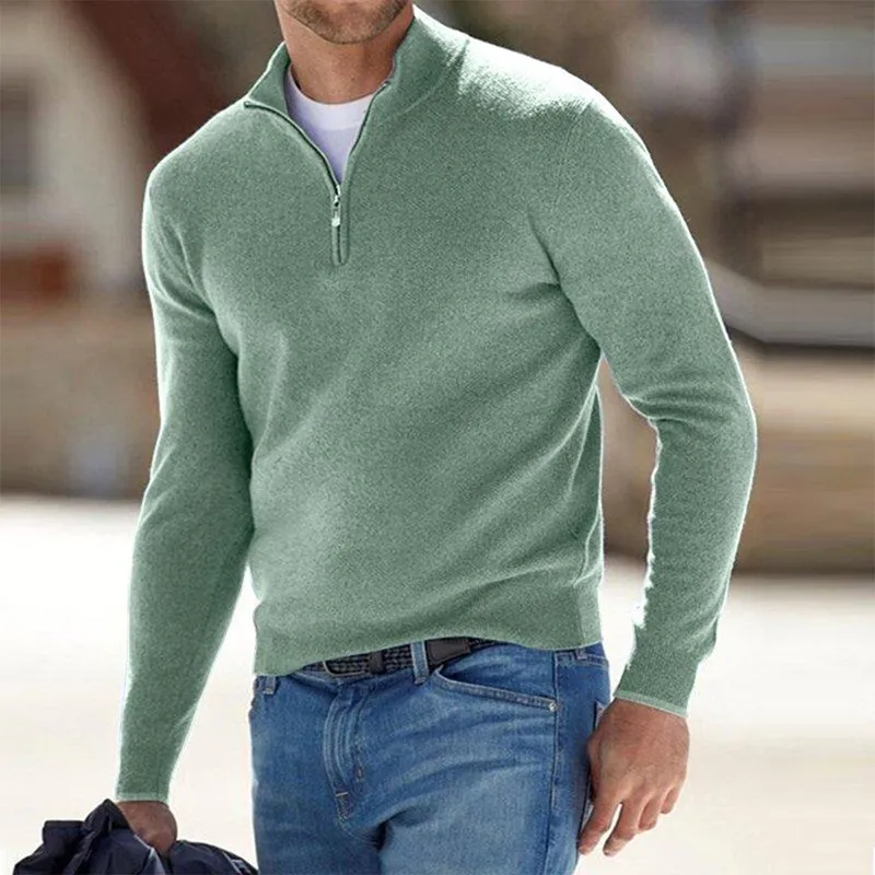Half-Zip Knit Jumper