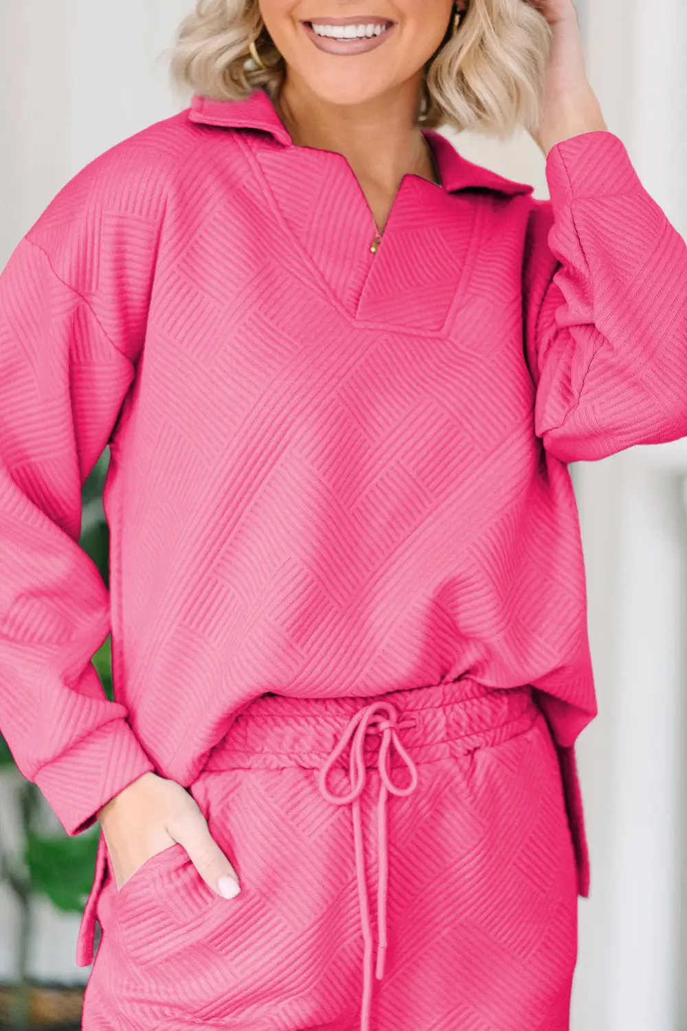 Solid Pants Soft Pants Lounge Set Comfort