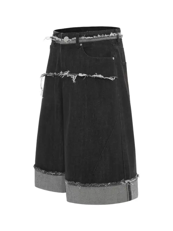 Smart Cotton Blend Casual Shorts