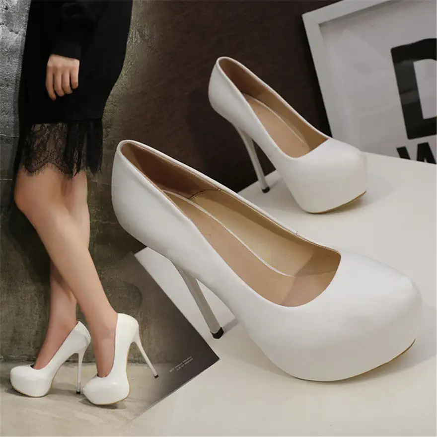 Pointed Toe Stiletto Heel Water Friendly Everyday High Heels