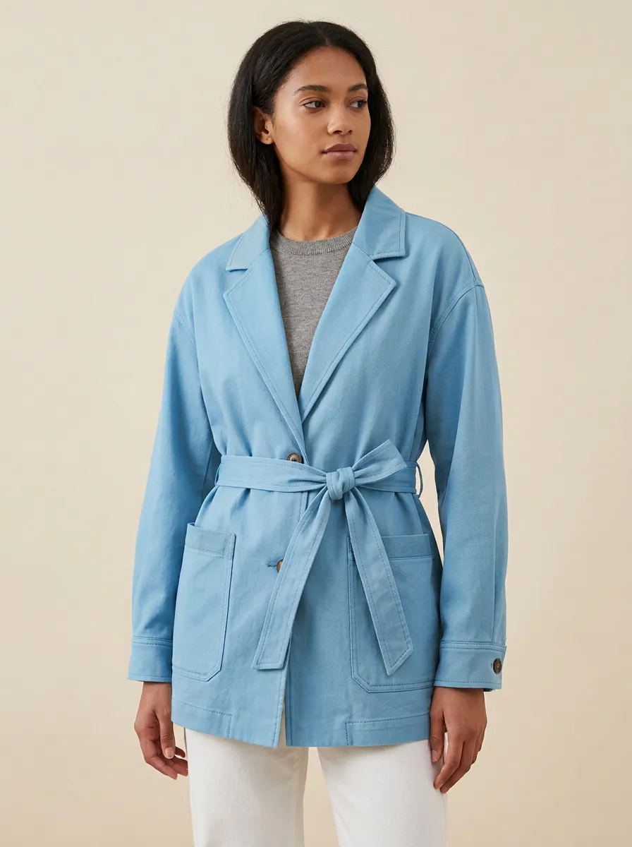 Belted Cotton Jacket