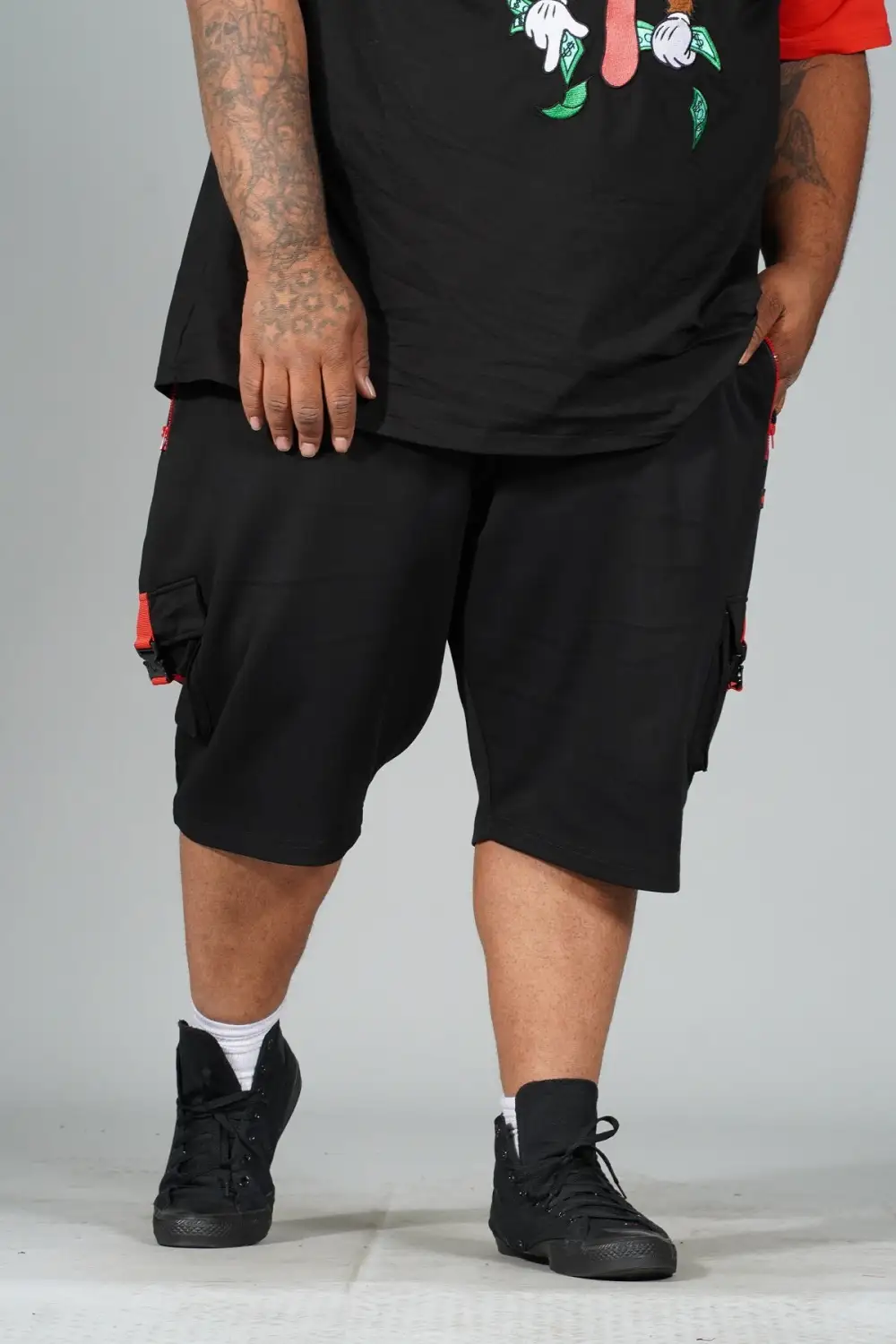 Fleece Cargo Shorts