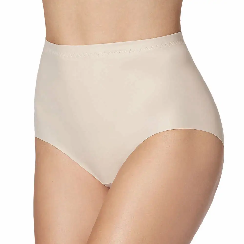 Women's High Cut High Waist Seamless Laser Cut Cotton Supportive Fit Shaping Panty