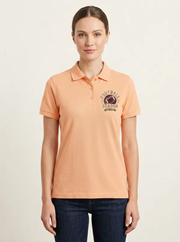 Football Vibe Casual Polo Shirt