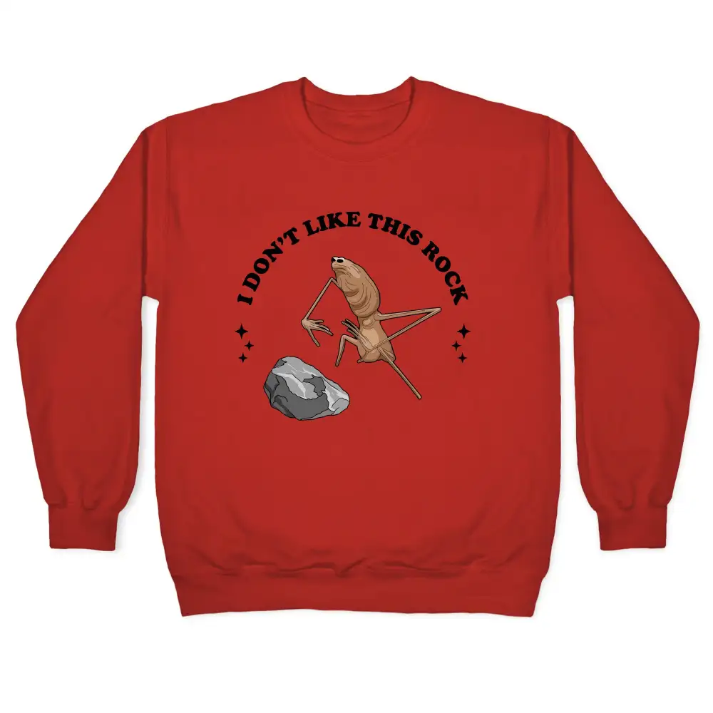 Illustrated Flower Crewneck Sweatshirt