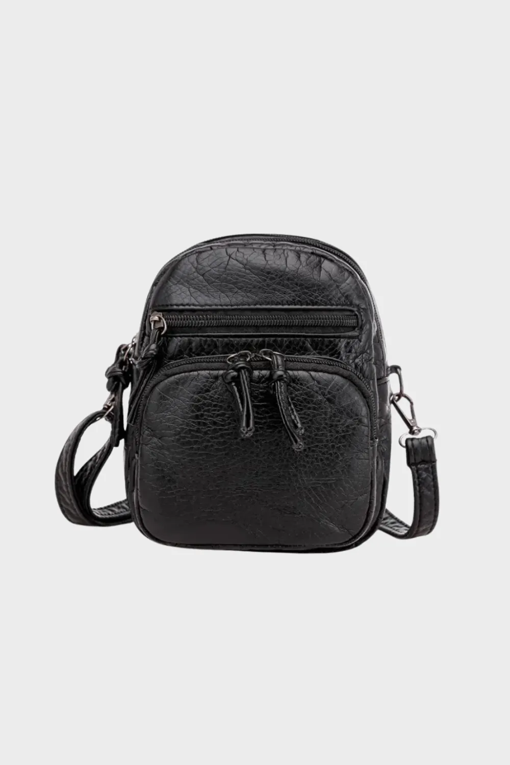 Vintage Multi Pocket Crossbody Bag Small Travel Shoulder Bag