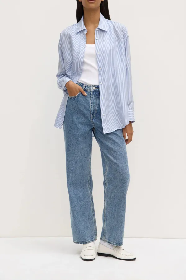 Long Sleeved Poplin Shirt