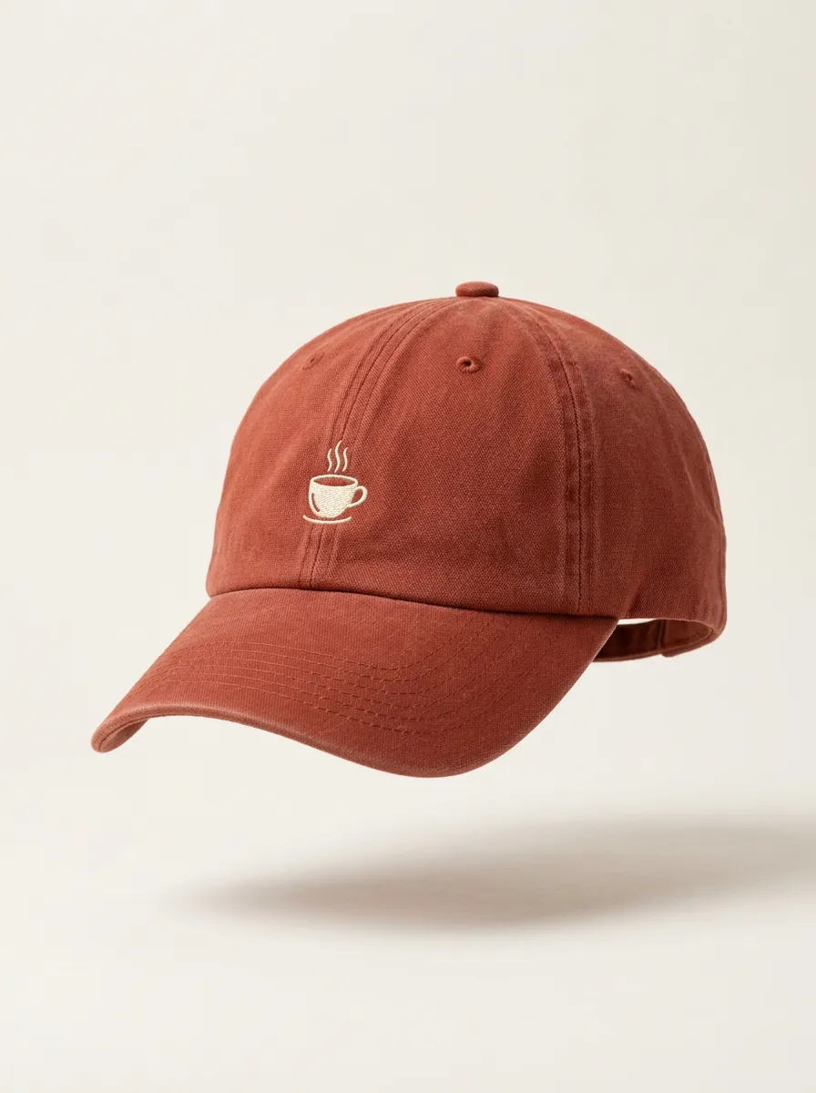 Polished Coffee-Lover Embroidered Unisex Baseball Cap