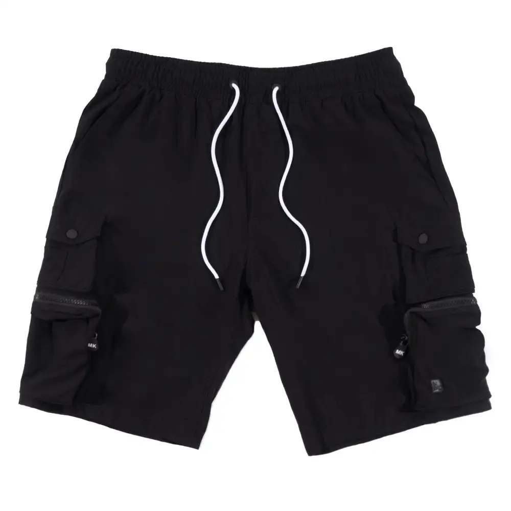 Nylon Spandex Cargo Shorts