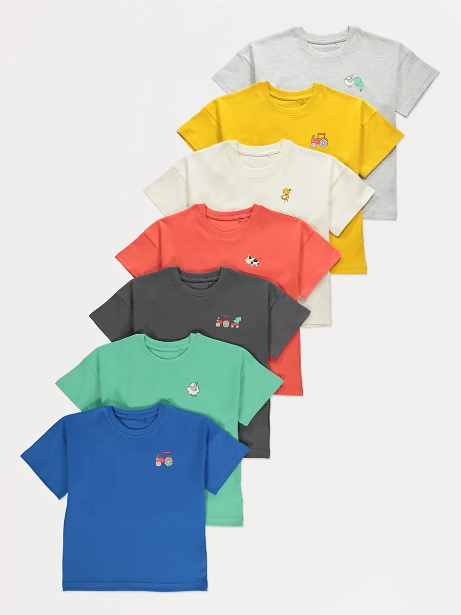 Bright Farm T Shirts 7 Pack