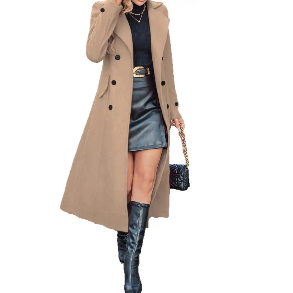 Refined Layered Trench Coat