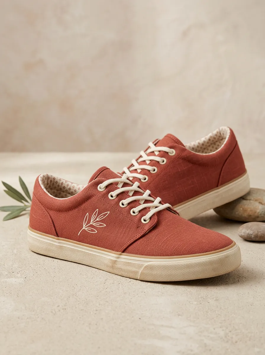 Modern Minimalist Graphic Daily Wear Men's Canvas Shoes
