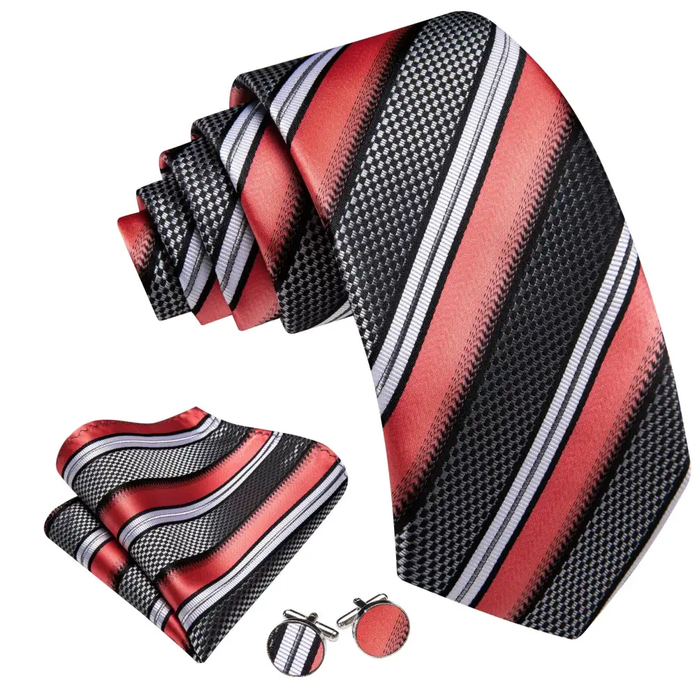 Everyday Striped Silk Necktie Set