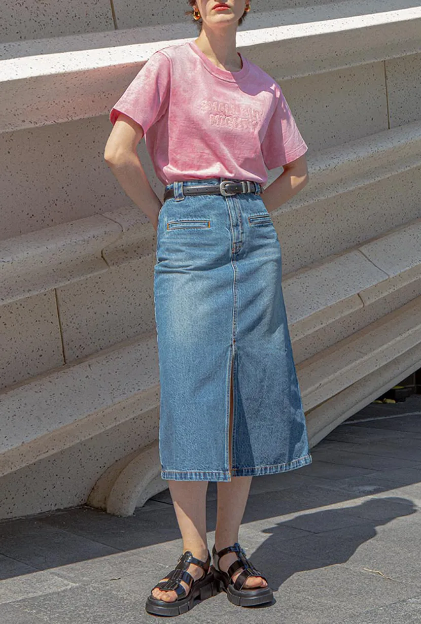 Cotton T-shirt - Pink