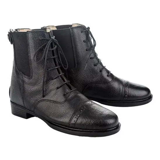 Women's Paddock Lace-Up Back Zip High-Top Ankle Boots