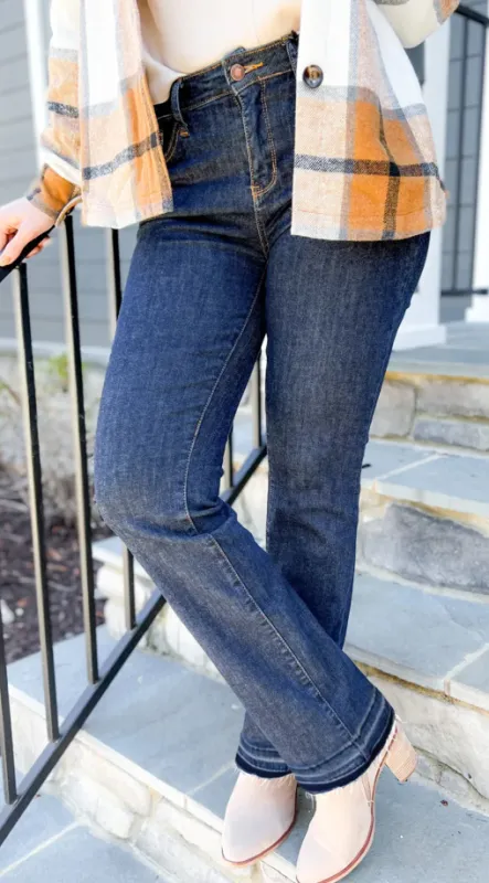 High Waist Three Demin Pant Pants