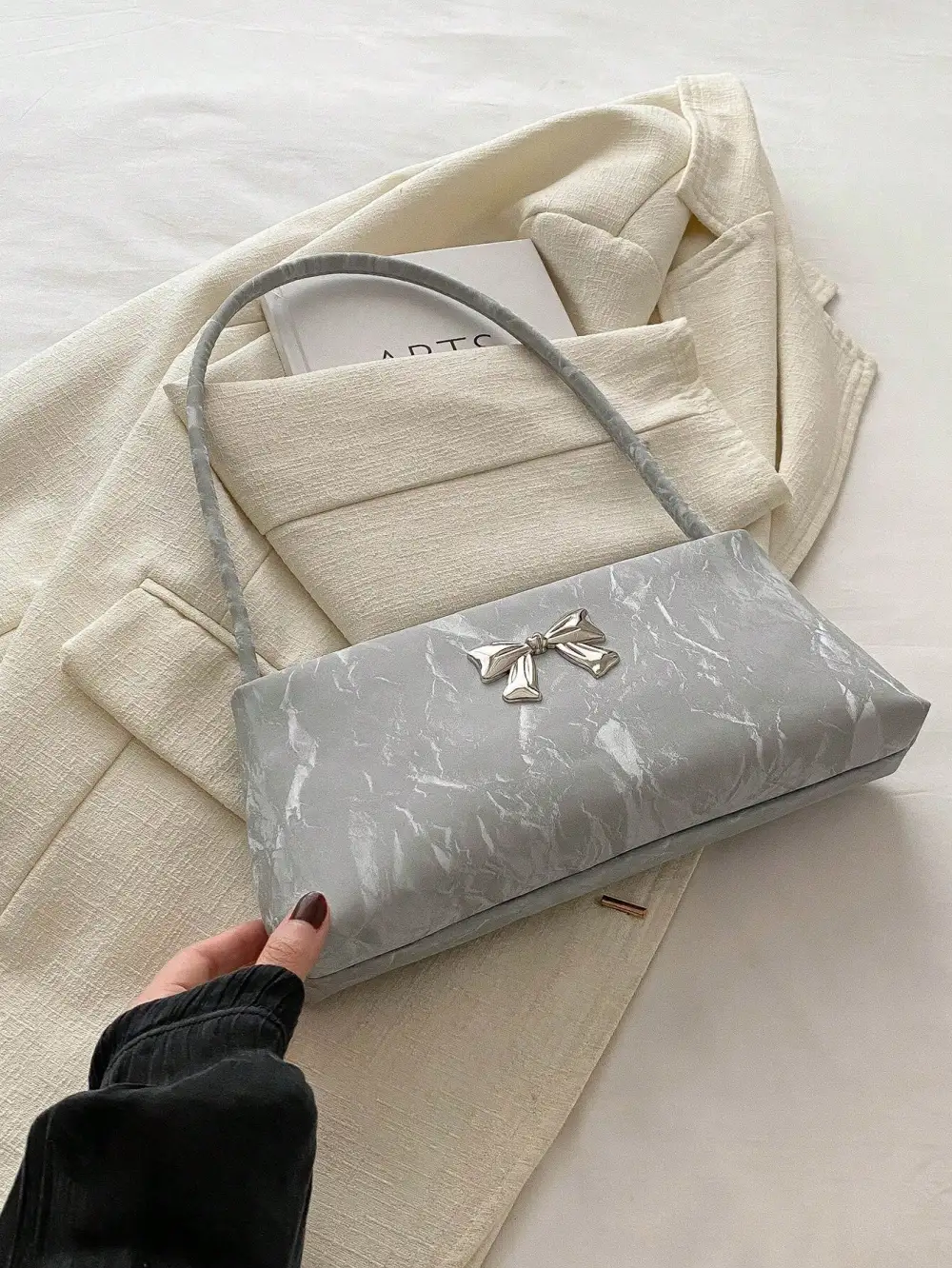 Bow Decoration Shoulder Bag