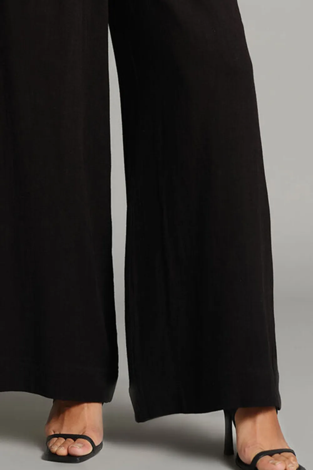 Casual Style Wide-Leg Pants