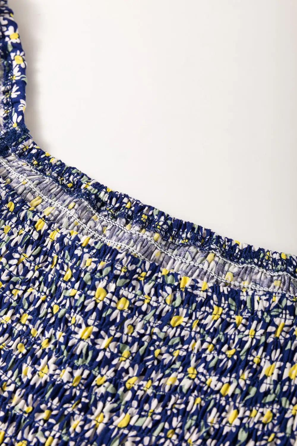 Floral Smocked Relaxed Fit Blouse