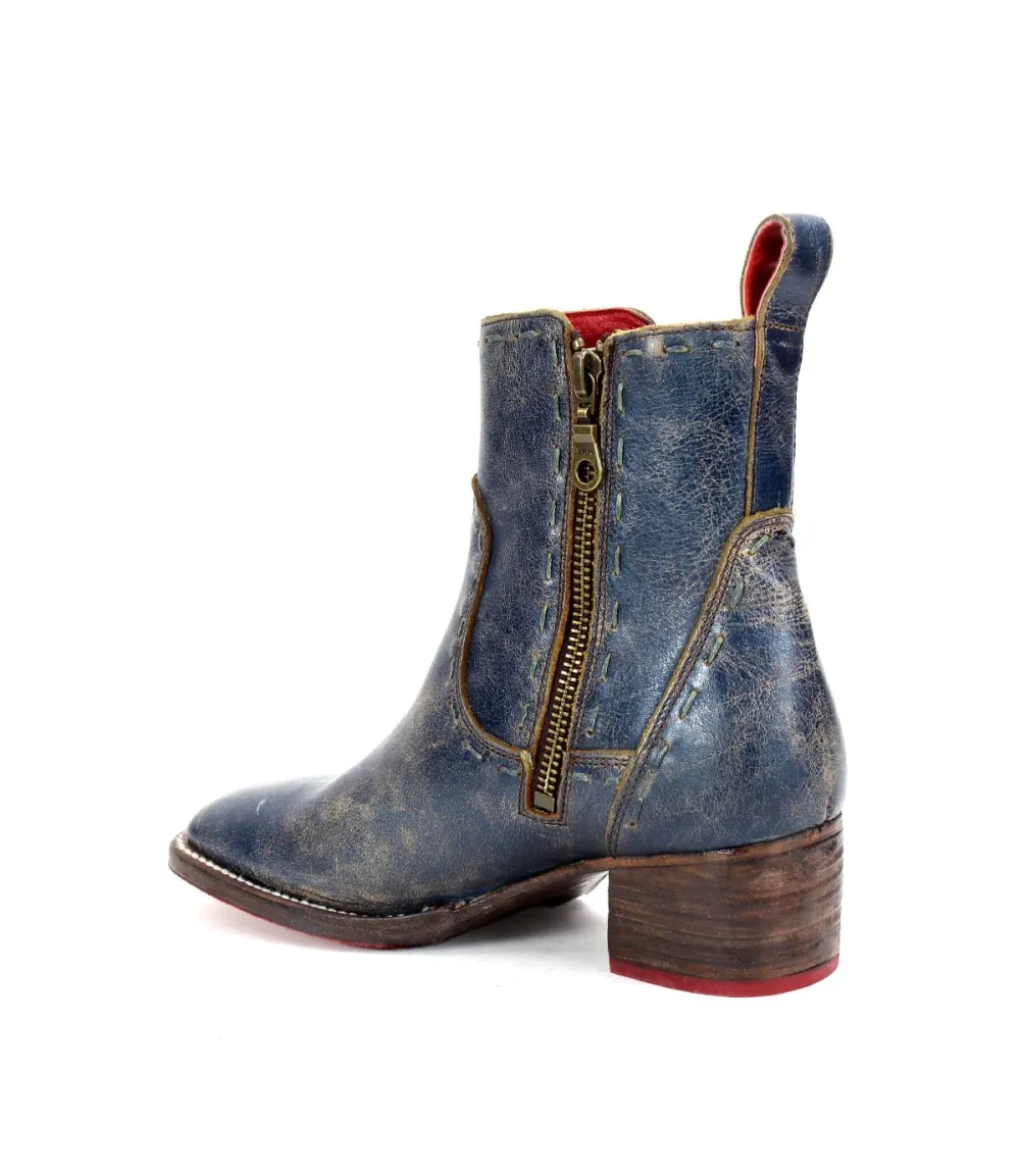 Square-Toe Distressed Everyday Boots