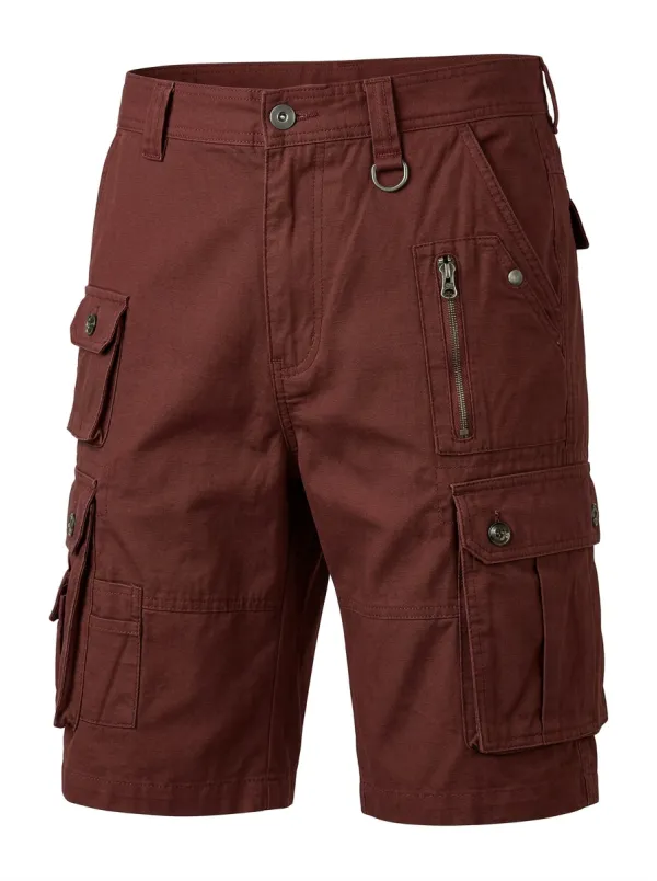 Men's Multi-Pocket Tactical Cargo Shorts