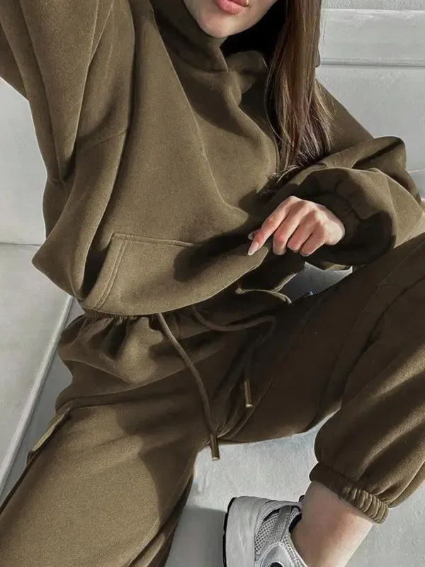 Women's new fashionable sports and casual sweatshirt suit