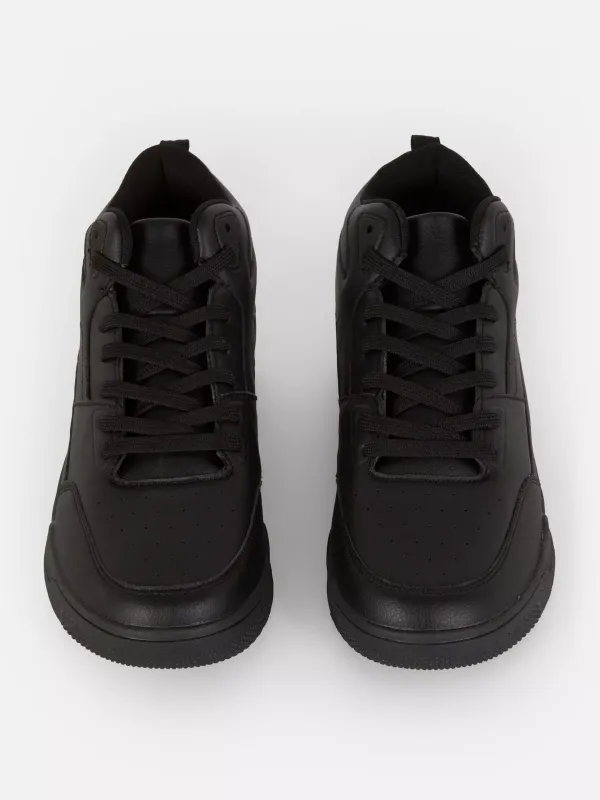 High-Top Simple And Versatile Rubber Lace-Up Sports Shoes