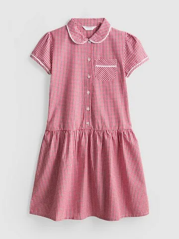 7-15yrs | Cotton Rich Gingham Check School Dress
