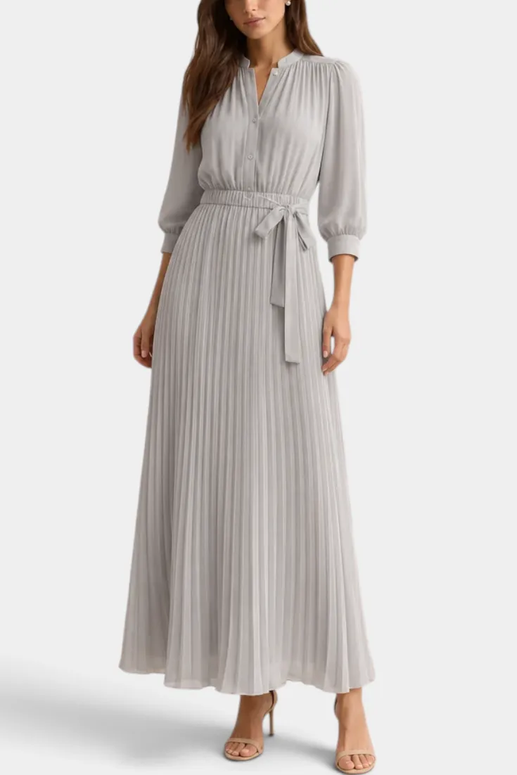 Floral-Lace Maxi Dress
