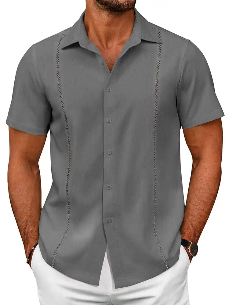 Summer Cuban Guayabera Shirt