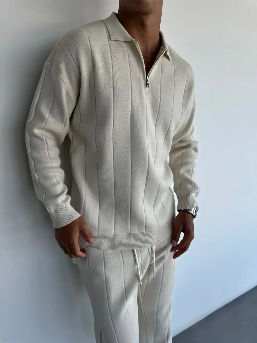 Weekend Relaxed Knit Sweatshirt
