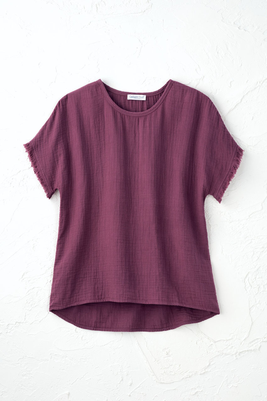 Summer Breeze Gauze Dolman Top