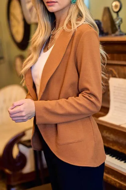 Tyra Collard Shawl Jacket