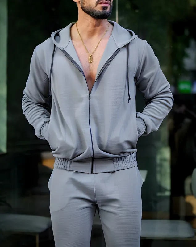 Grey Tracksuit Set