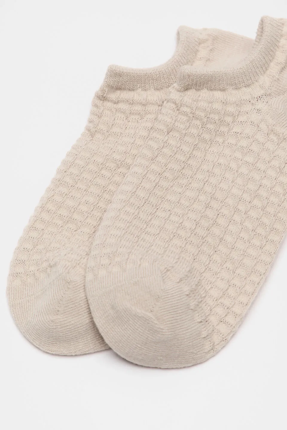 Retro Waffle Crew Socks For Sneakers