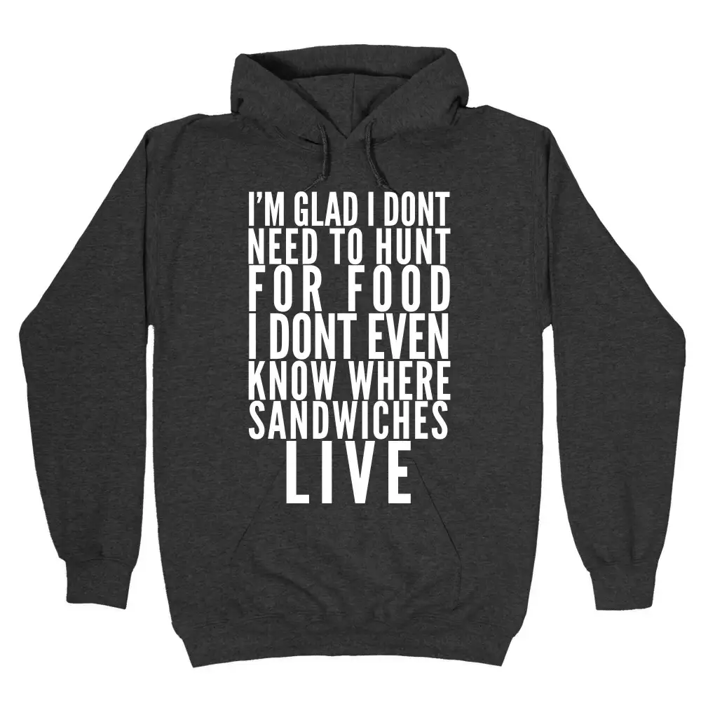 Doodle Food Pullover Hoodie