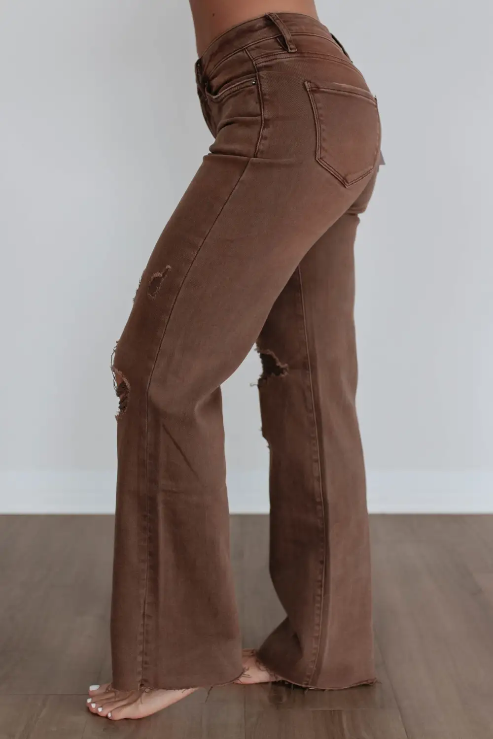 Women's High Rise Wide Leg Tummy Control Jeans